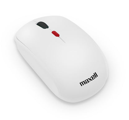 Mouse Inalámbrico Maxell 1600 DPI MOWL-100 Blanco