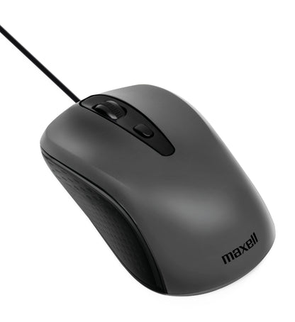 Mouse Óptico Maxell Usb MOWR-101 1200DPI Gris