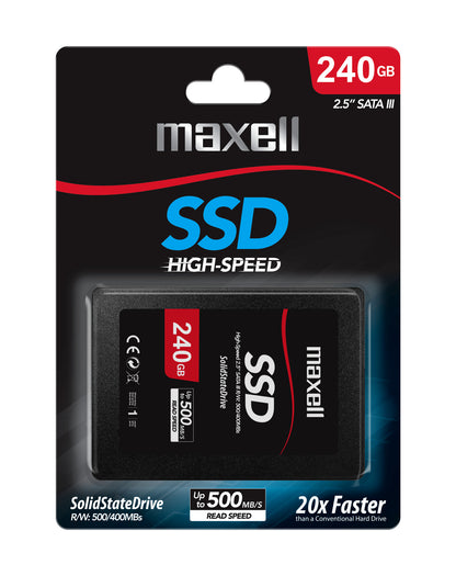 Disco Duro Solido Ssd Maxell Interno 240Gb Sata III 2.5"