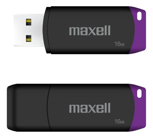 Pendrive Maxell USBPD 16GB 2.0 Morado