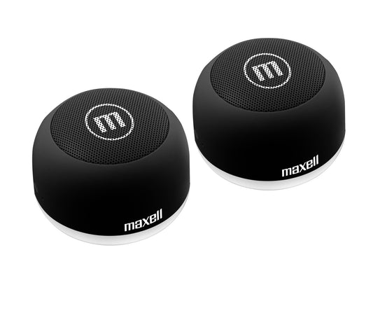 Parlantes Maxell Mini Tws Bluetooth Con Iluminación Led