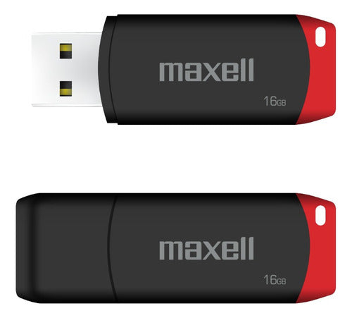 Pendrive Maxell USBPD 16GB 2.0 Rojo