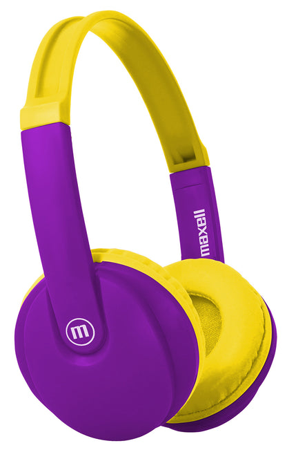 Audífonos Inalámbrico Niño Bluetooth BT-350 Amarillo Purpura